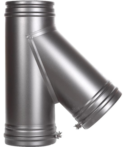 Тройник 45° Schiedel Permeter 25, Ø250/300 мм серый