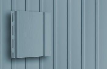 Сайдинг вертикальный Grand Line, L=3000 мм, серия Classic Color Plus, цвет: голубой