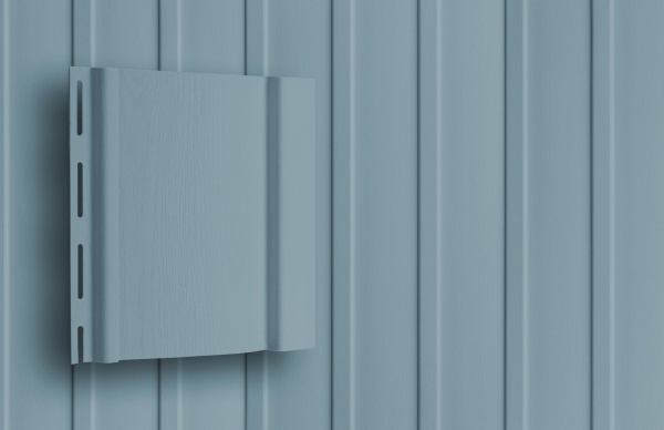 Сайдинг вертикальный Grand Line, L=3000 мм, серия Classic Color Plus, цвет: голубой