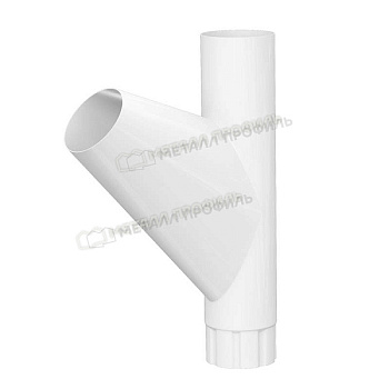 Тройник трубы Ø100 мм, Металл Профиль Foramina, PUR, RAL 9010