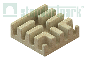 Модуль Т-образного соединения Standartpark, CompoMax Open Slot, 150х150 мм, песочный, арт: 7291500-Т