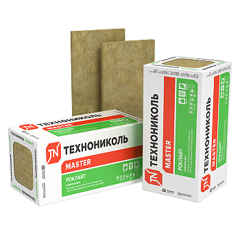 Технониколь Роклайт, 50х600х1200 мм, 8,64 м², 0.43 м³ уп