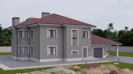 Черепица Ондувилла, лист 1070 x 400 мм. цвет: красный бархат