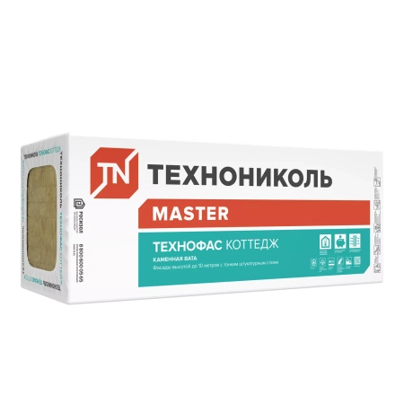 Технофас Коттедж, 50х600х1200 мм, 4.32 м², 0.216 м³ уп