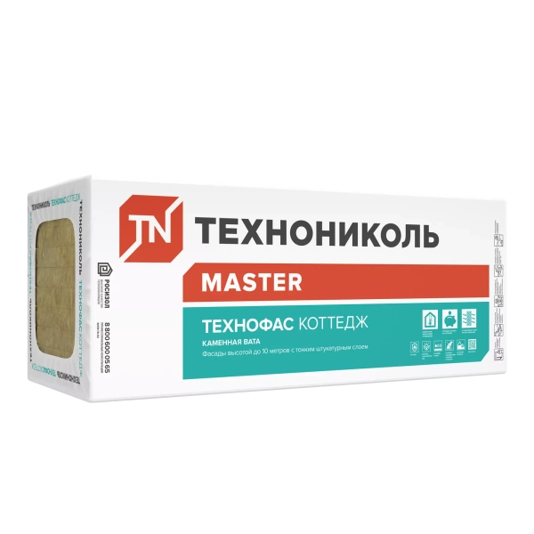 Технофас Коттедж, 50х600х1200 мм, 4.32 м², 0.216 м³ уп