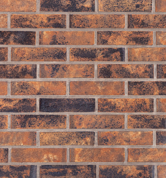 Кирпич облицовочный клинкерный Faber Jar, 0.5НФ пустотелый, цвет: коричневый, Петроградский, М300, 250х60х65 мм