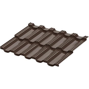 Модульная металлочерепица Aquasystem, Гётеборг 1205х765 мм 0.5 мм, PE, RR 32