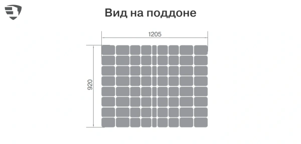 Тротуарная плитка Braer Классико 60 мм 57х115, 115х115, 172х115 мм, цвет: Color Mix Туман