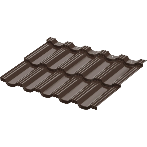 Модульная металлочерепица Aquasystem, Гётеборг 1205х765 мм 0.5 мм, PE, RR 32