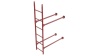Фасадная лестница Borge, нижняя секция, L=1800 мм RAL 3011