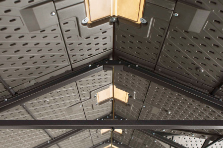 Сарай пластиковый Lifetime WoodLook 15'*8' DD, 4.57 м²