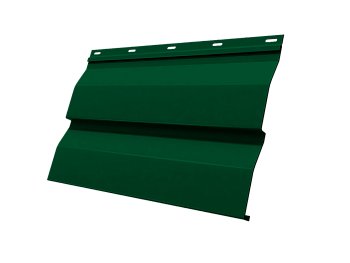 Металический сайдинг Grand Line, корабельная доска 0.5 мм, Satin Matt, RAL 6005