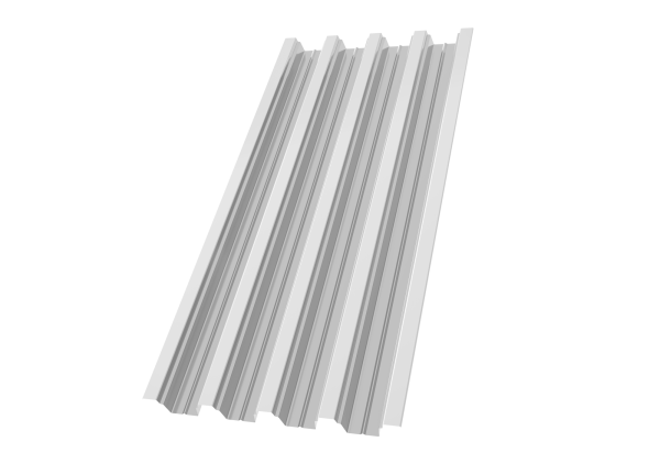 Профилированный лист GL H75 R, 0.8 мм, PE, RAL 9003