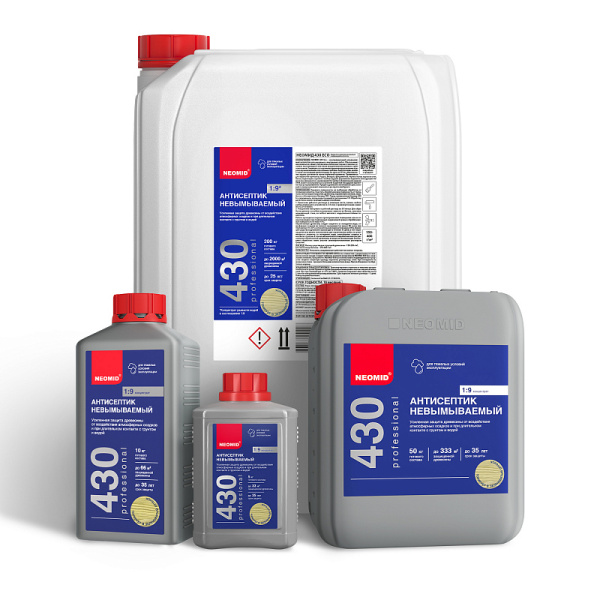 Неомид 430 Eco, антисептик невымываемый для древесины, концентрат,  уп 5 кг