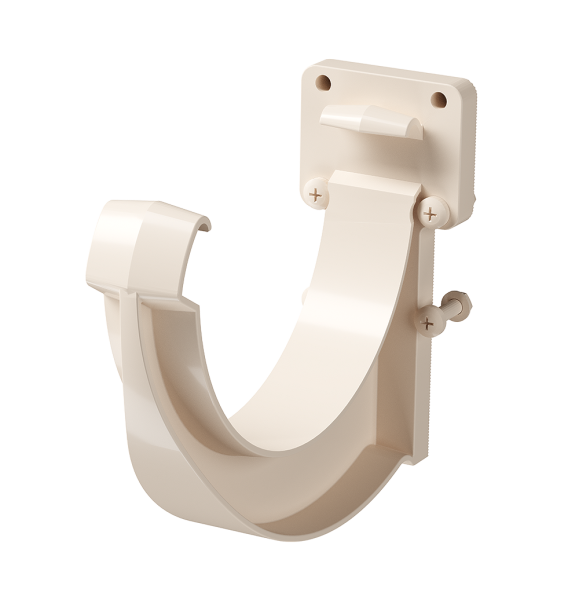 Кронштейн желоба пвх, Docke Lux, Ø140 мм, цвет: латте