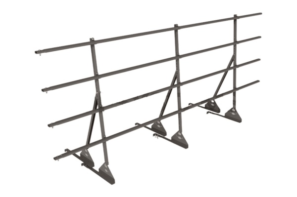 Ограждение кровельное для натуральной черепицы Roofsystems Prestige натур, H=1200 мм RAL 7004, L=3000 мм