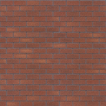 Фасадная плитка Hauberk кирпич, уп 2.0 м² цвет: терракотовый
