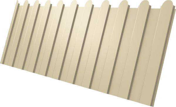 Профилированный лист GL C 8 A, фигурный, 0.5 мм, Satin, RAL 1015