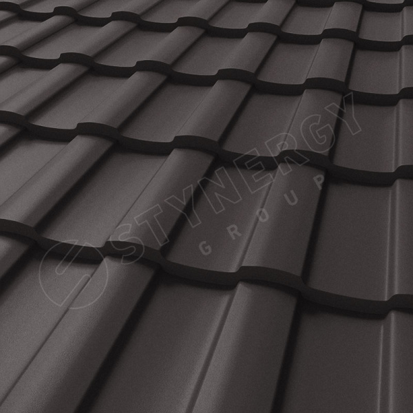 Металлочерепица Stynergy, Stella 0.5 мм, Rooftop Кашемир Matt, RR 32