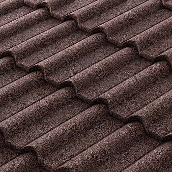 Композитная черепица Metrotile Gallo 1315 х 418 мм цвет: кофе