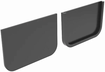 Заглушка торцевая для лотка Gidrolica Light, h69.9 мм, пластиковая, 18063