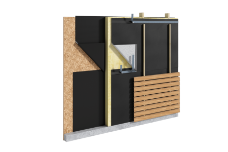 DELTA-FASSADE 50 ветрозащитная мембрана для фасадов с открытыми зазорами, 1.5х50 м, рулон 75 м²