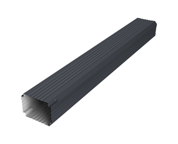 Труба гофрированная Vortex Lite Matt Ø 102 мм, L=1000 мм, RAL 7024