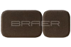 Тротуарная плитка Braer Классико Дуо 40 мм 115х115, 172х115 мм, цвет: коричневый