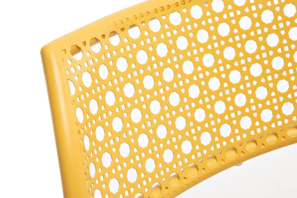 Стул стальной Посейдон цвет: желтый