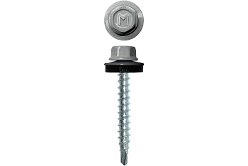 Саморез кровельный Daxmer 4.8х35 мм, сверло №1, б\ц, уп. 250 шт.