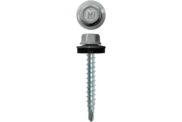 Саморез кровельный Daxmer 4.8х35 мм, сверло №1, б\ц, уп. 250 шт.