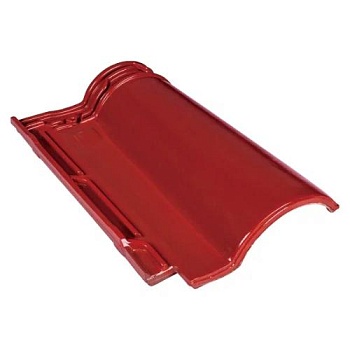 Керамическая черепица Rongguan Roman, цвет: глянцевый красный