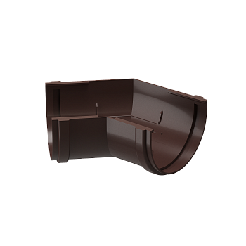 Угол желоба универсальный 135°, Docke Premium, Ø120 мм, цвет: шоколад