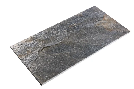 Кварцит, брашированный, 600x300 мм, 12 мм,  Brushed Deoli Green