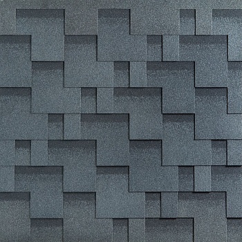 Битумная черепица, Katepal, Rocky цвет: балтика, 3 м² / уп.