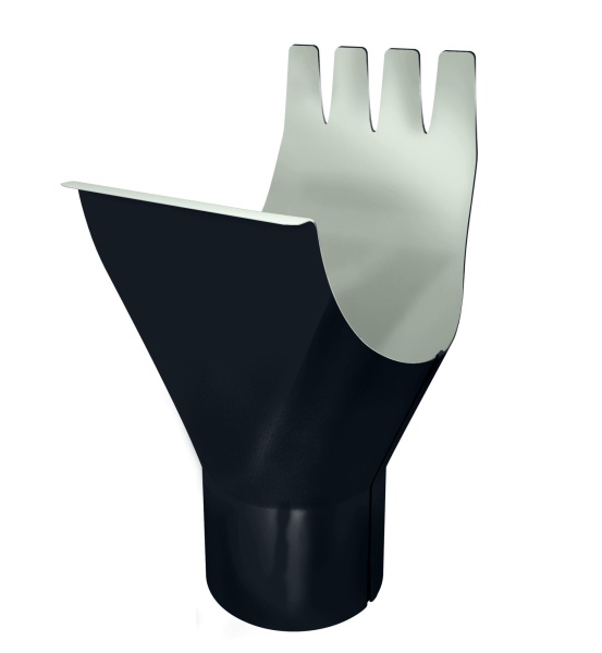 Воронка желоба Grand Line Ø 125/90 мм PE, RAL 9005