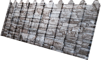 Профилированный лист GL C8 A, фигурный, 0.45 мм, Print Elite, Fine Stone TwinColor