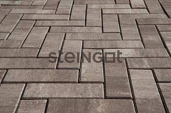 Тротуарная плитка Steingot Паркет 60 мм 240х80 мм, цвет: cliff