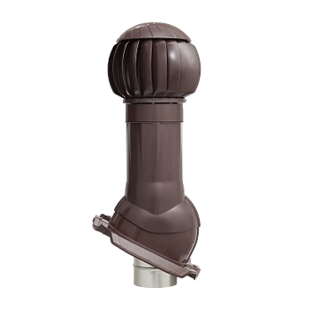 Комплект вентиляции Gervent для профлиста-21 150/ИЗ/160 мм коричневый