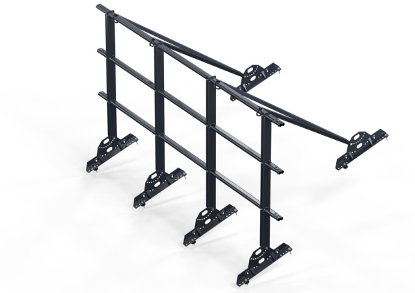 Ограждение кровельное для металлочерепицы и гибкой черепицы Orima SYO, H=1100 мм, L= 3000 мм RR 32