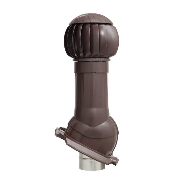 Комплект вентиляции Gervent для профлиста-21 150/ИЗ/160 мм коричневый