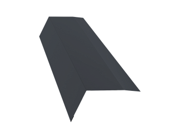 GL Карнизная планка, 100х65 мм 0.5 мм, Satin Matt TX, RAL 7024, L=3000 мм