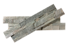 Кварцит, 3D панель из камня, 600х150 мм, Natural Shimla white