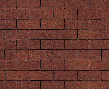 Битумная черепица RoofShield, Фемили Lite, американ цвет: коричневый, 3 м² / уп.