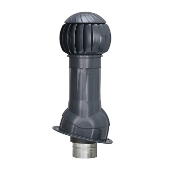 Комплект вентиляции Gervent monterrey, 150/ИЗ/160 мм серый графит