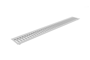 Решетка водоприемная Gidrolica Standart DN100, штампованная, стальная оц, А15, L=1000 мм, 508