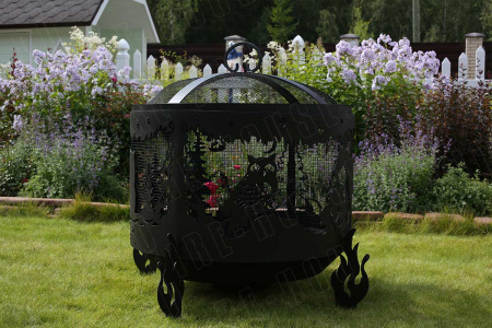 Крышка-искрогаситель, круглая для костровой чаши Ø 500 мм