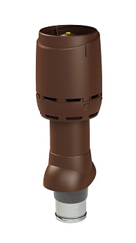 FLOW-вентиляционный выход Vilpe, 125/ ИЗ/ 500 мм шоколадный