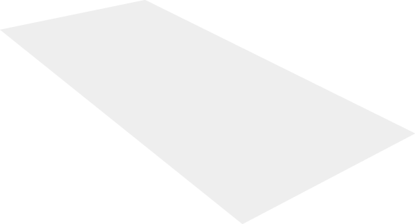 Плоский лист GL, 1250 х 2000 мм, с пленкой 0.4 мм, PE, RAL 9003