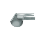 Угол желоба универсальный 90°, Ø185 мм, Optima, Zn